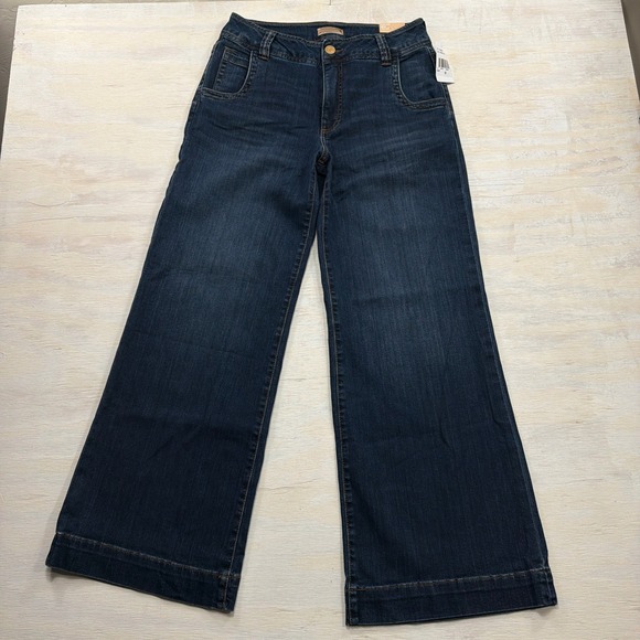 Kut from the Kloth Denim - KUT from the Kloth Jeans Meg High Rise Wide Leg 10 NWT Decisive Dark Wash Women